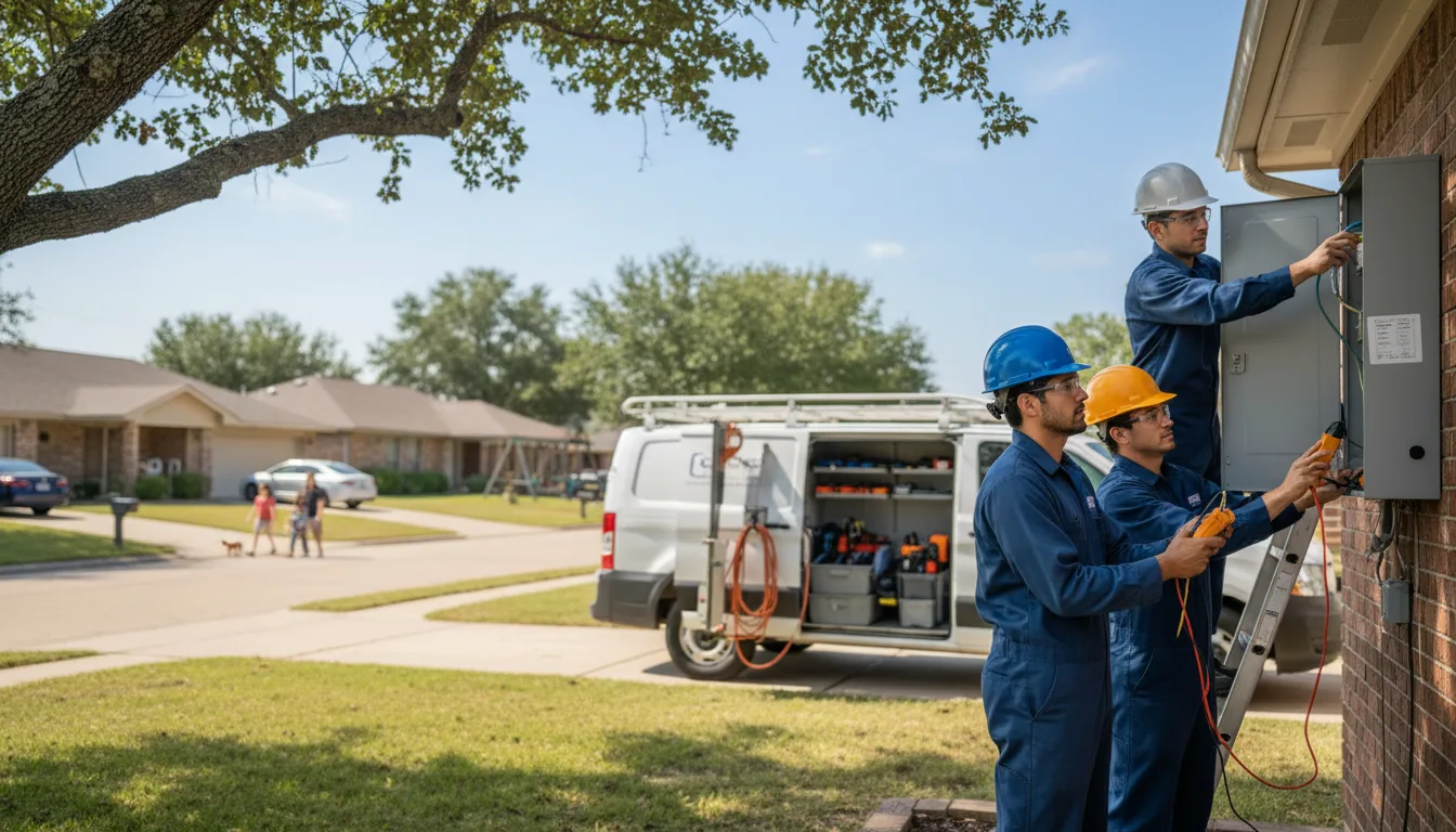Certified electrician providing emergency electrical services in Winona, MS